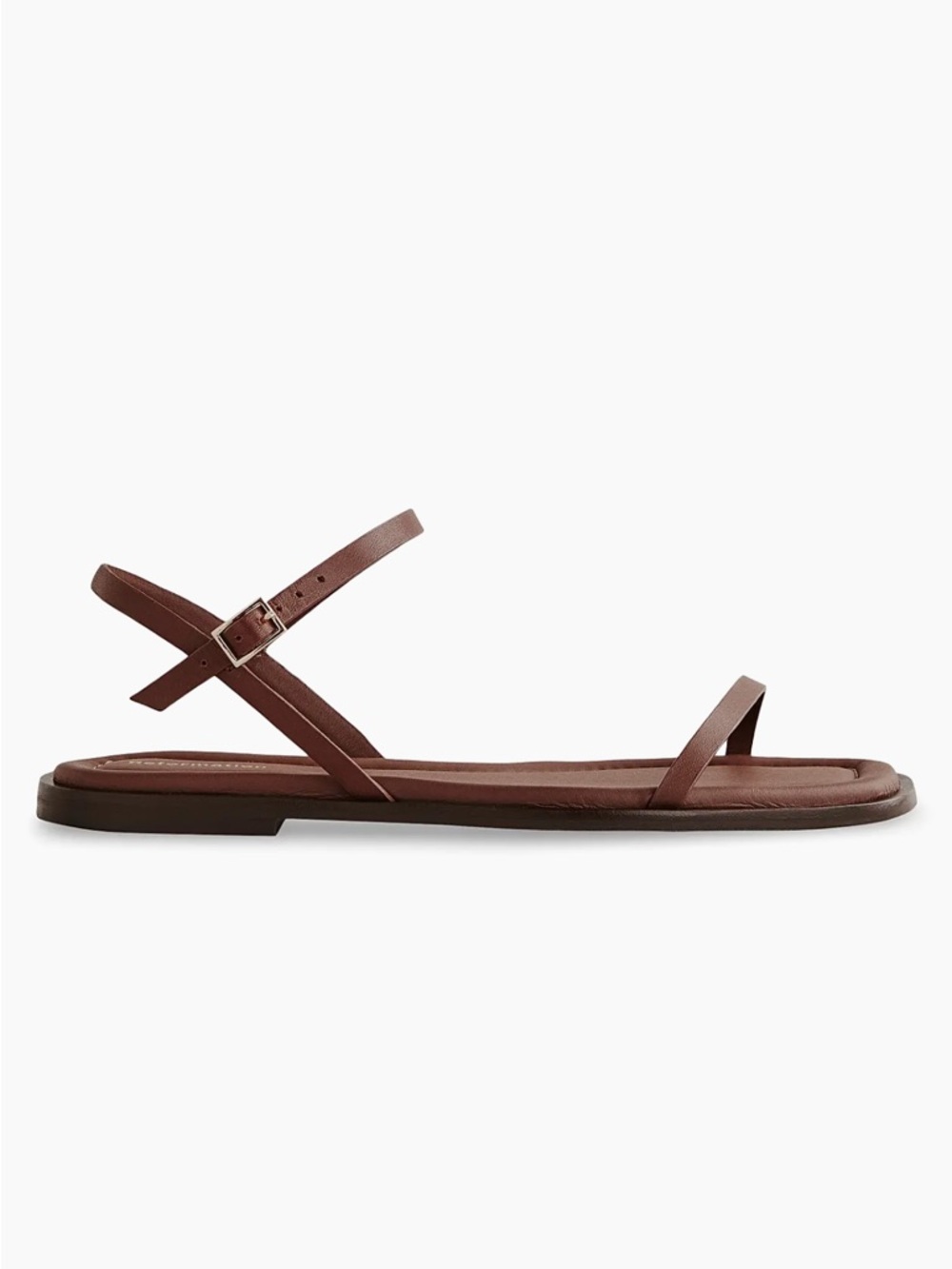 ISO REFORMATION Lake sandals brown leather 7.5